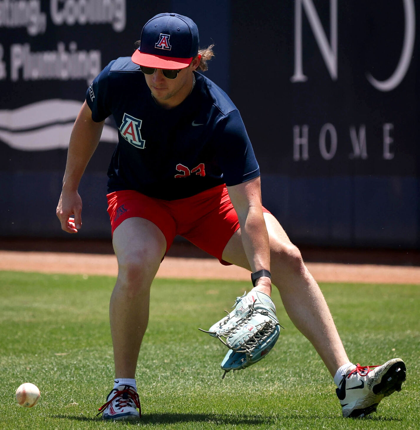 Arizona baseball practice